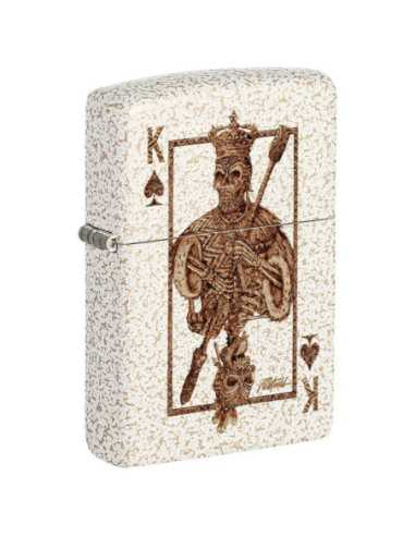 Zippo Rick Rietveld Ace Skull Design - Zippo...