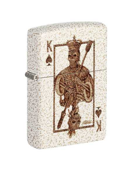 Zippo Rick Rietveld Ace Skull Design - Zippo lighter