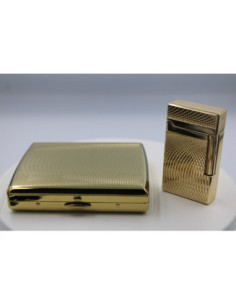 Pakketilbud med Luigi Ricci jet lighter af Derui Guld +...