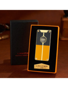 Cattle USB jet lighter i orange farve