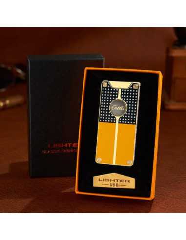 Cattle USB jet lighter i orange farve
