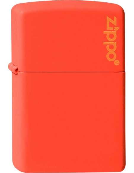 Zippo 231ZL ORANGE med Zippo logo - Zippo lighter