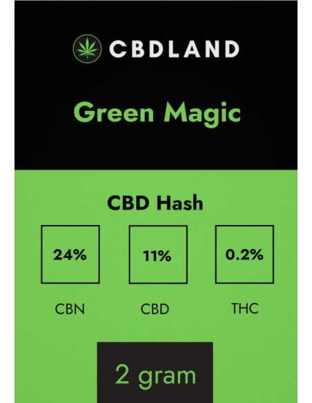 CBD Hash 11% + CBN 24% - Green Magic