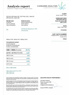 CBD-öljy 15 % (10 ml) - Laajakirjoinen Premium CBD -öljy 2