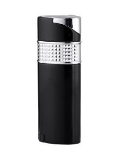 Eurojet Lady jet lighter i krom og sort