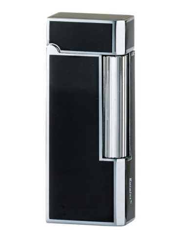Eurojet Milano flint lighter i krom og sort farve